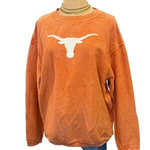 UNIVERSITY OF TEXAS UT LONGHORNS Chicka-d Sweatshirt Top Shirt size S Gameday